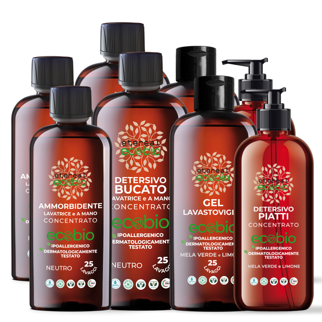 SCORTA kit Detergenti Etereal Casa e Bucato