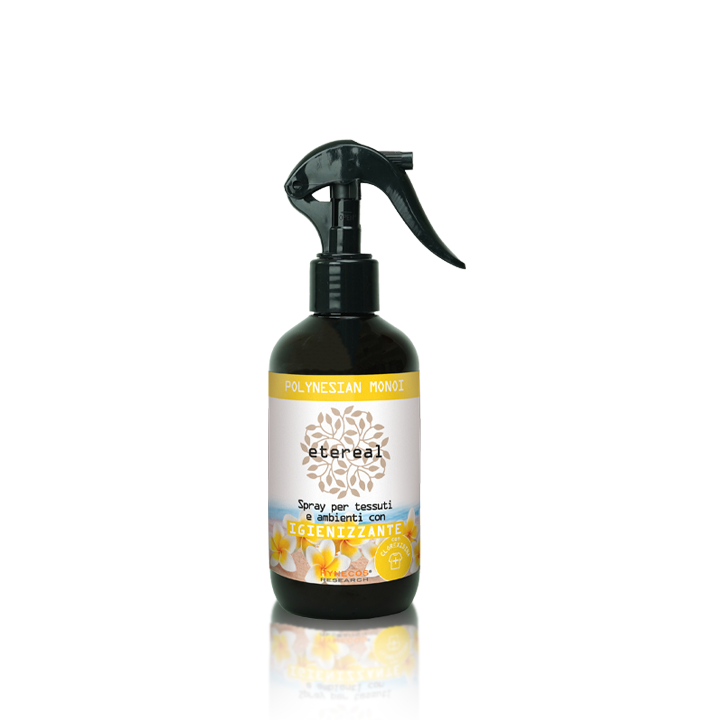 Polynesian Monoi Spray per tessuti e ambienti profumato con igienizzante - 250 ml