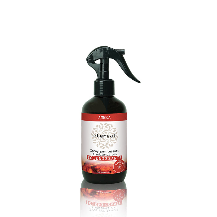 Ambra - Spray per tessuti e ambienti profumato con igienizzante - 250 ml
