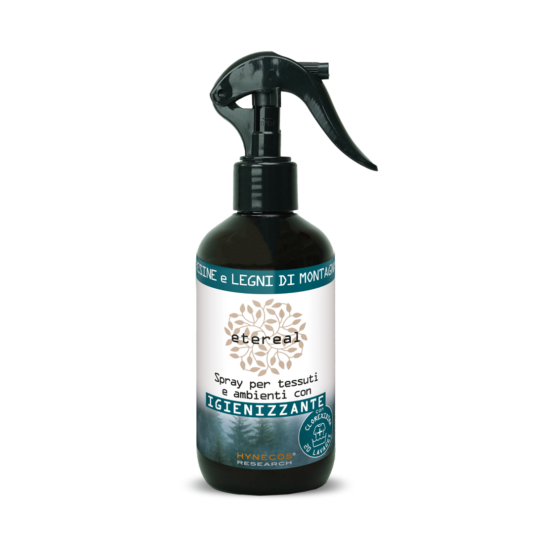 Resine e Legni di Montagna Spray per tessuti e ambienti profumato con igienizzante - 250 ml