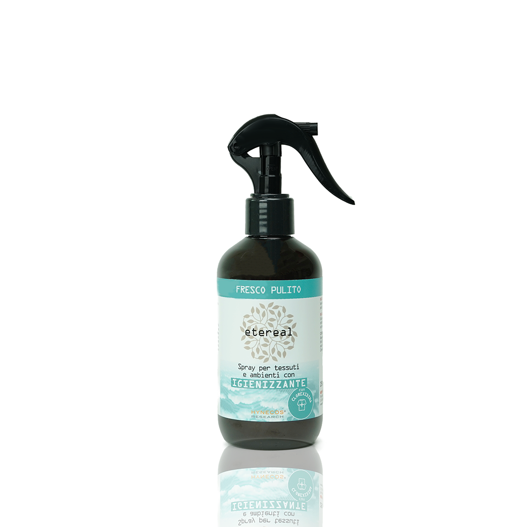 Fresco Pulito - Spray per tessuti e ambienti profumato con igienizzante - 250 ml
