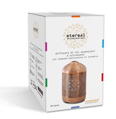 Lampada diffusore di oli essenziali Orient Rame