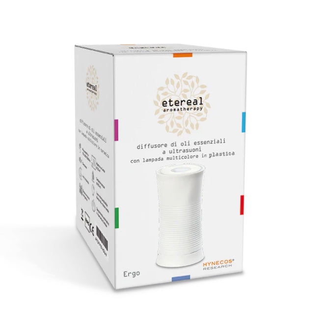 Moya Diffusore Di Oli Essenziali In Legno E Ceramica - Ultrasuoni, Capacità 280 Ml, Luce LED Per Meditazione E Coerenza Cardiaca, Lampada Aromatica