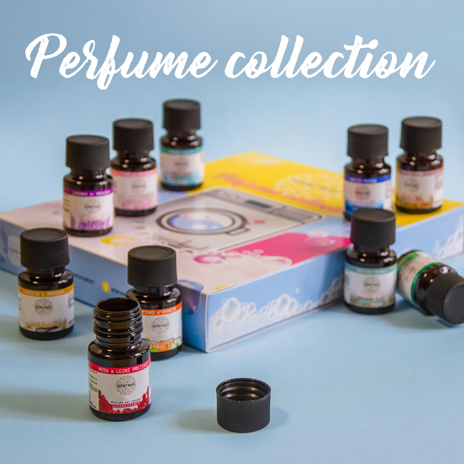 Perfume Collection - Cofanetto di 10 profumatori da bucato da 30 ml