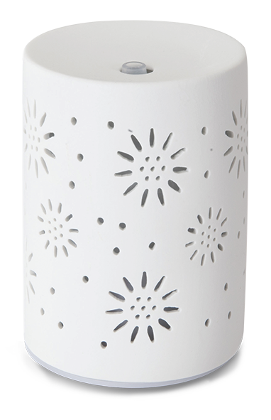 Moya Diffusore Di Oli Essenziali In Legno E Ceramica - Ultrasuoni, Capacità 280 Ml, Luce LED Per Meditazione E Coerenza Cardiaca, Lampada Aromatica